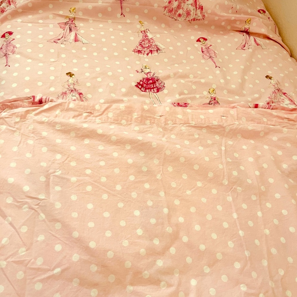 Twin duvet barbie comforter